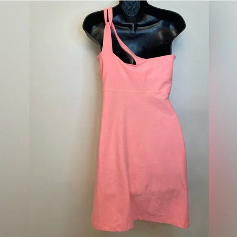 NWOT‎ Beyond Yoga Lost Your Mind Dress Electric Peach size Large - Picture 6 of 8